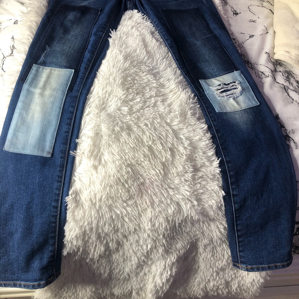 Gap Skinny Patchwork Denim - image 2